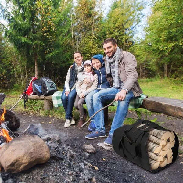 praktična i izdržljiva torba za nošenje drva - slika 5