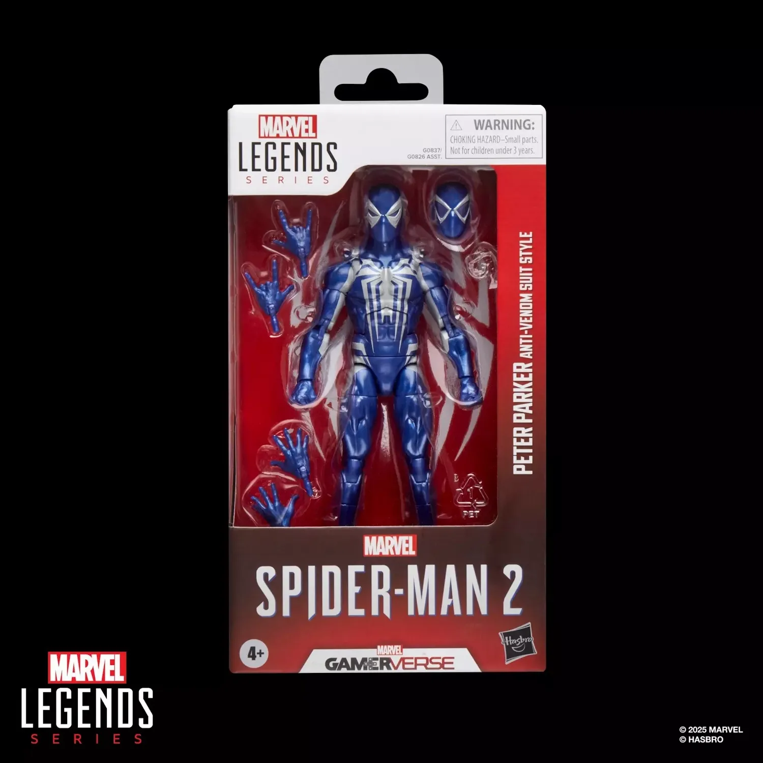 marvellegends series gamerverse peterparker antivenom suit figura 15cm - slika 8