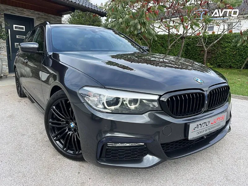 bmw serije 5 touring: 520d m sport-led-navi-kam 360-tow-odličan - slika 2