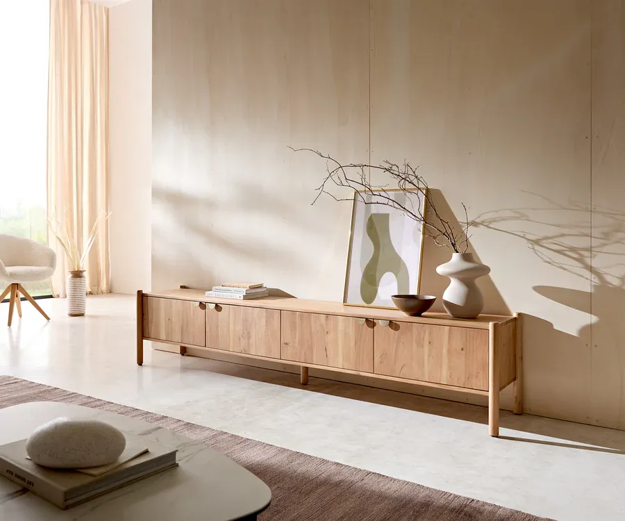 TV Komoda Caius 220cm, Materijal: Bagrem - Čakovec