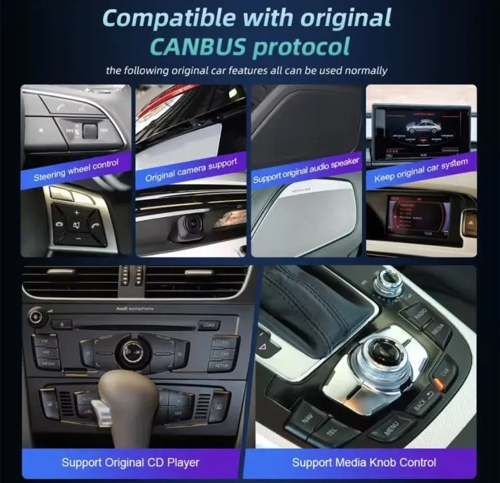 audi a6 c7 a7 2010-2018 12,3" ekran originalna multimedija android - slika 2