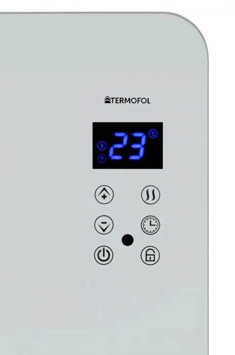 termofol električni radijator sa kaljenim stakolom 2000w - wi-fi - slika 3