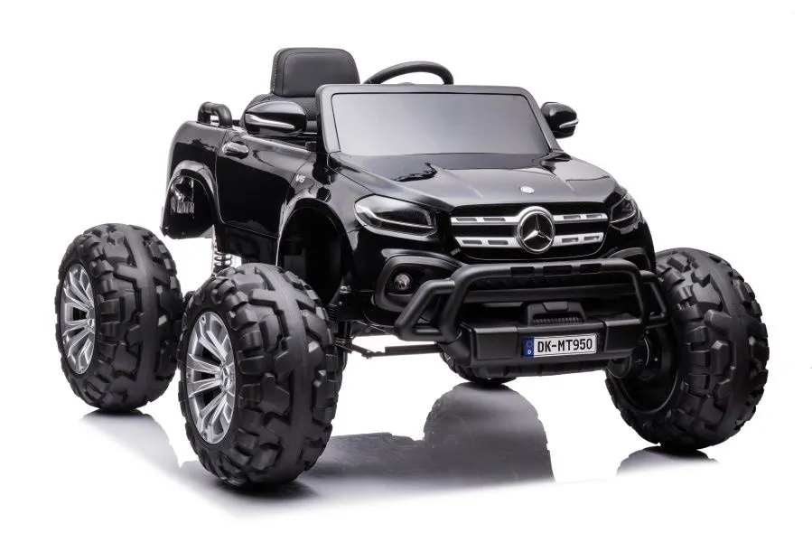 licencirani auto na akumulator mercedes dk-mt950 4x4 - crni - slika 4