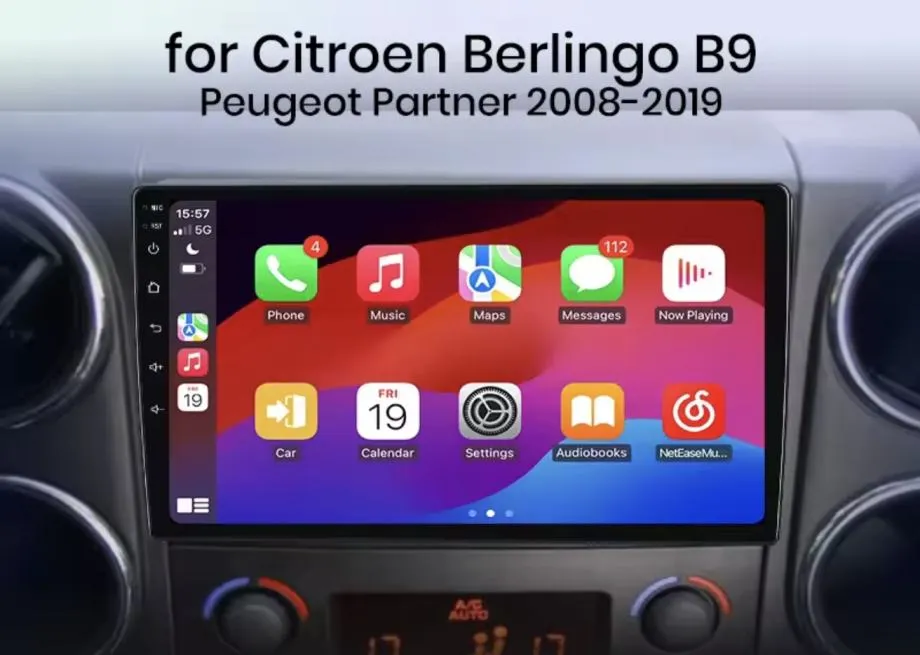 peugeot partner 2008-2019 multimedija android navigacija kamera wifi - slika 4