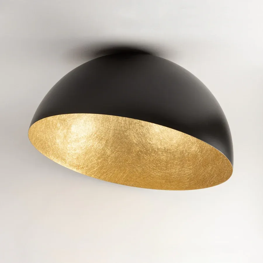 stropna rasvjeta sfera crna - slika 2