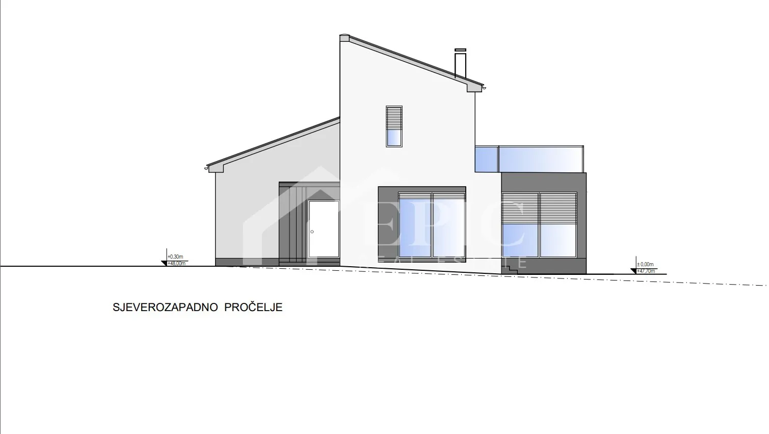 vrsi , građevinsko zemljište s glavnim projektom - slika 4