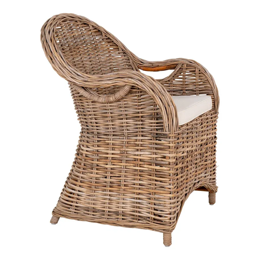 outdoor stolica larisa, materijal: ratan - slika 3
