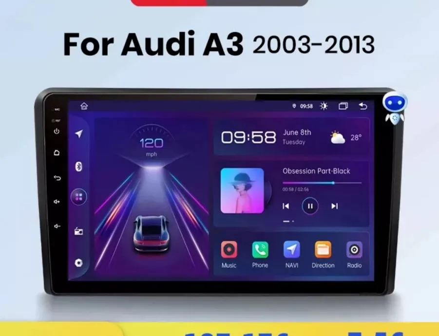 audi a3 s3 2003-2012 original multimedija android navigacija radio gps - slika 2