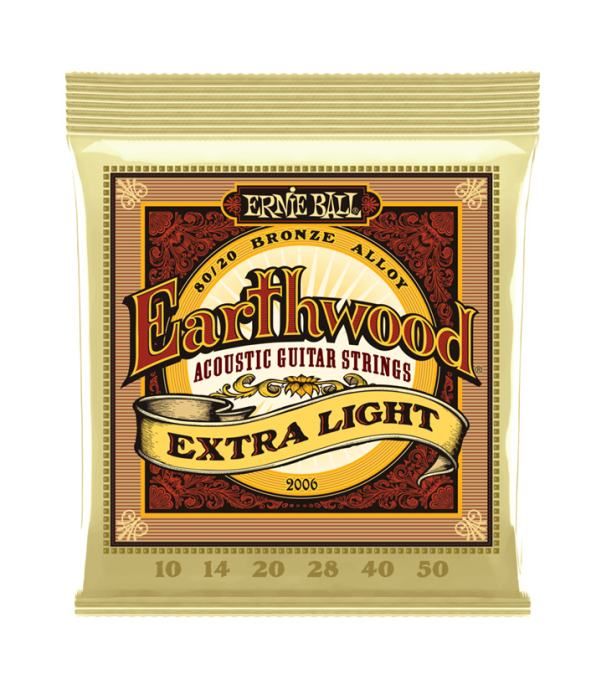 Ernie Ball Gitara Akustična Earthwood 10-50 Žice
