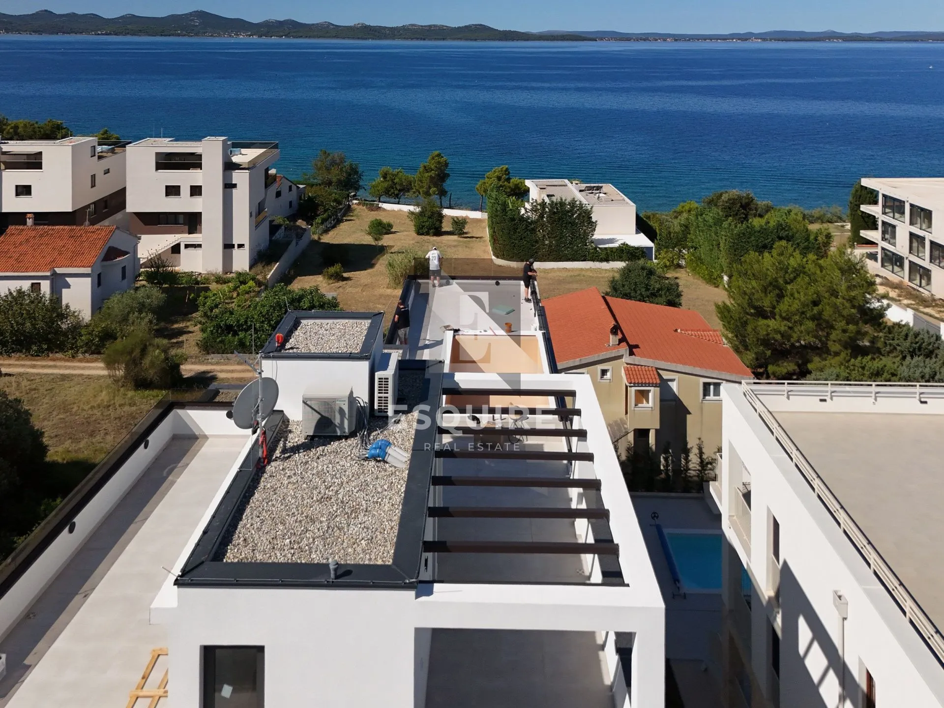 zadar - kožino luksuzan četverosoban penthouse s4 s grijanim bazenom na krovnoj terasi, 100m od mora - 265m2 - slika 14