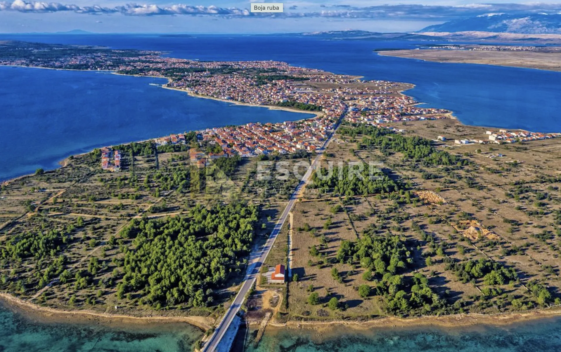 VIR-građevinsko zemljište od 1214 m2, samo 130 m od mora!!!