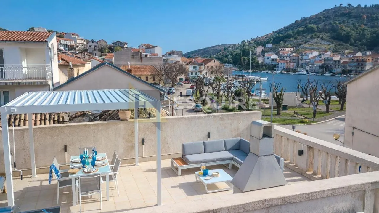 zaton - šibenik - prvi red uz more - luxury stone house - slika 38