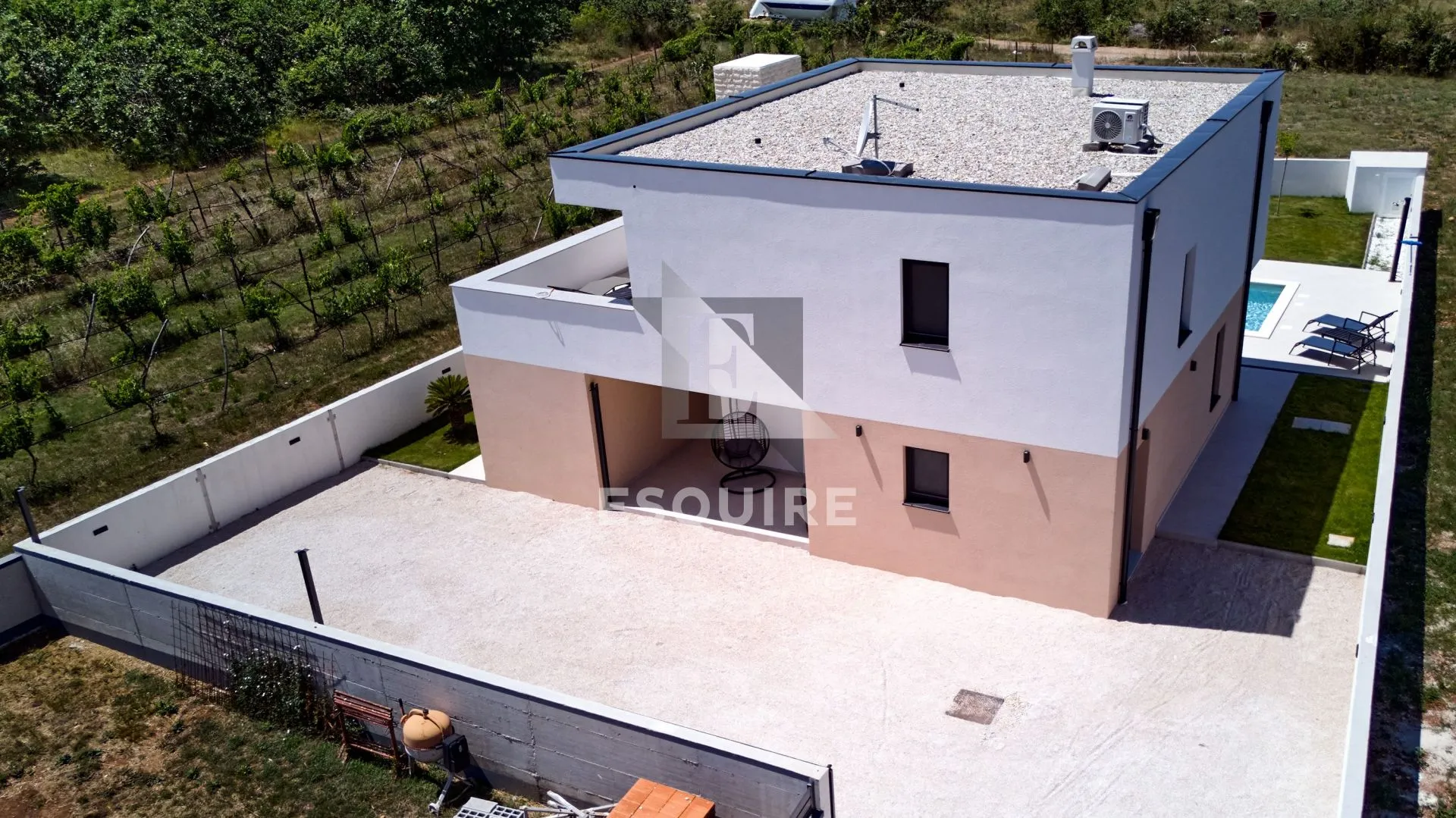 nin - žerava - moderna trosobna vila s bazenom - 188m2 - slika 7