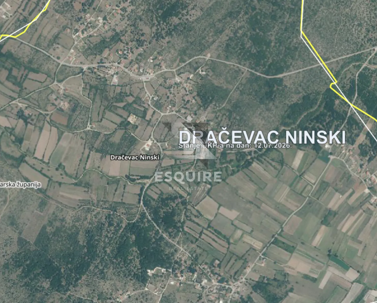 dračevac ninski - građevinsko zemljište 843m²!! - slika 1