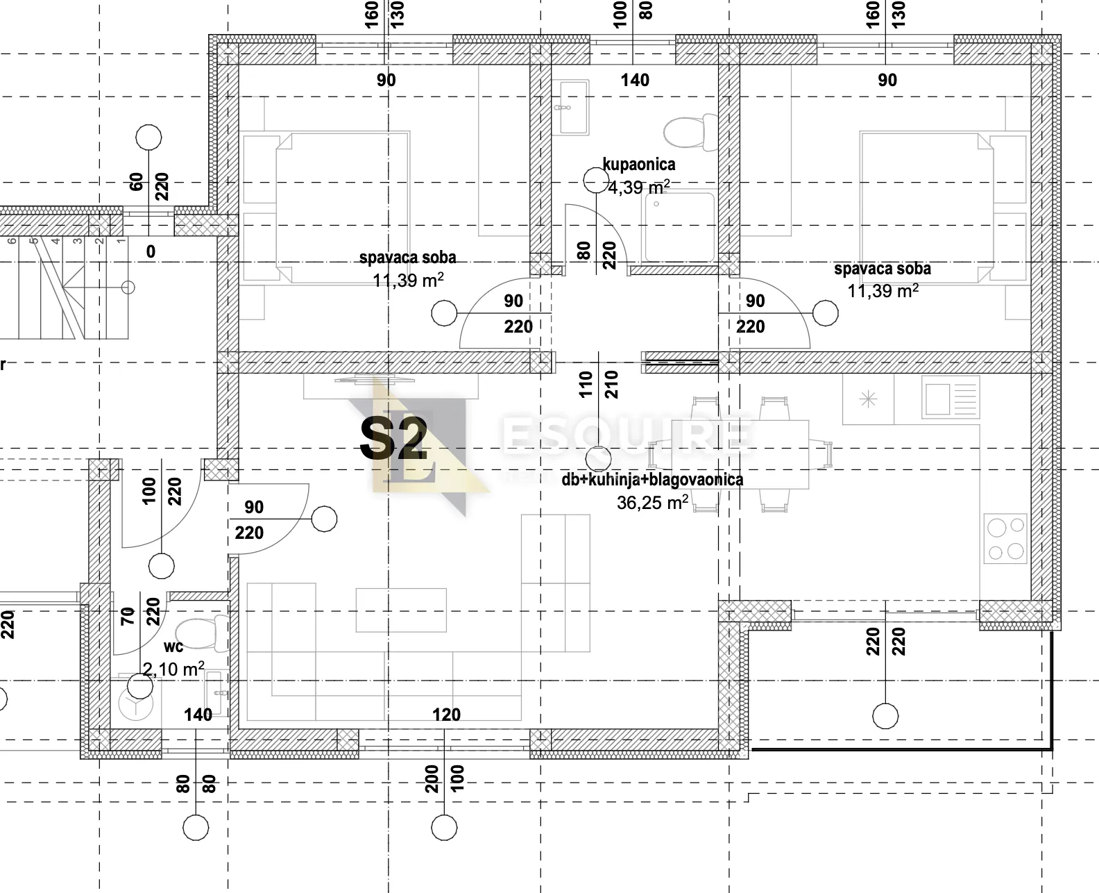 zadar - privlaka dvosoban stan s2 u novogradnji - 83m2 - slika 19