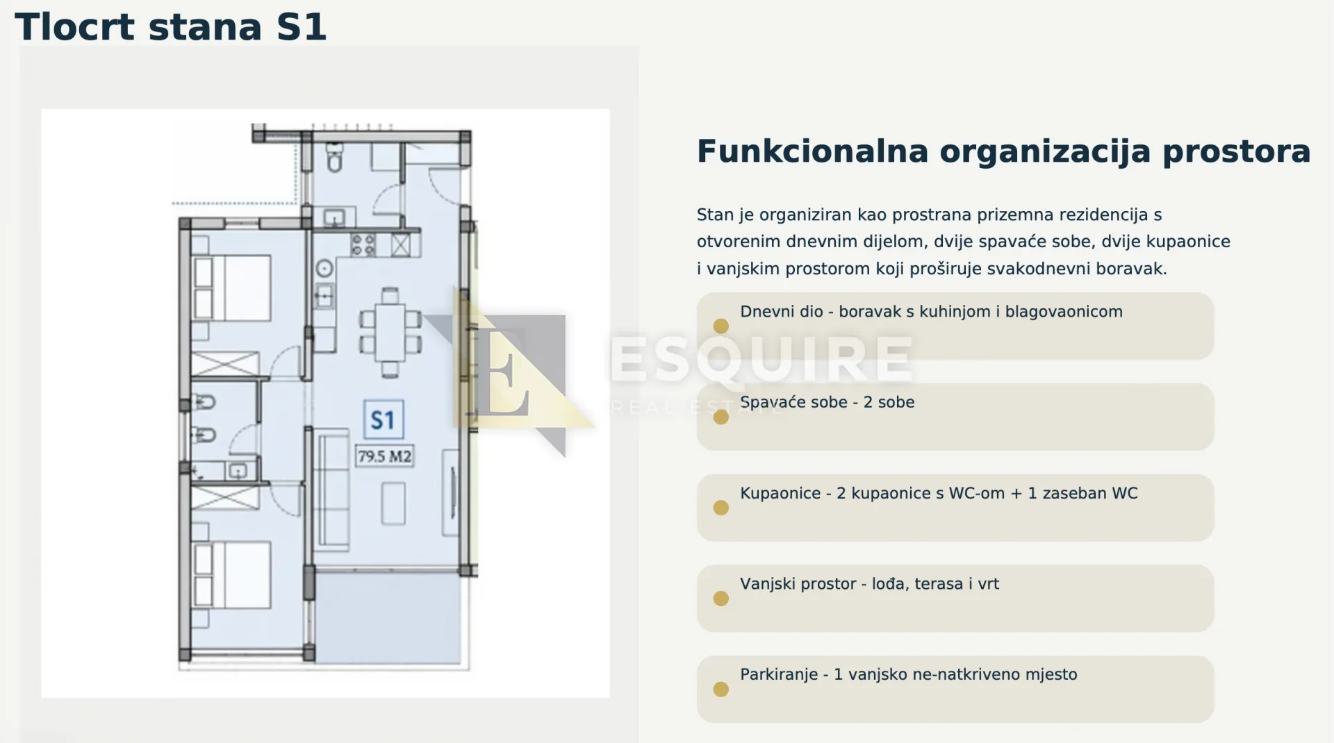privlaka - lux novogradnja 1. red do mora - dvosoban stan s1 s vrtom - 79m2 - slika 6