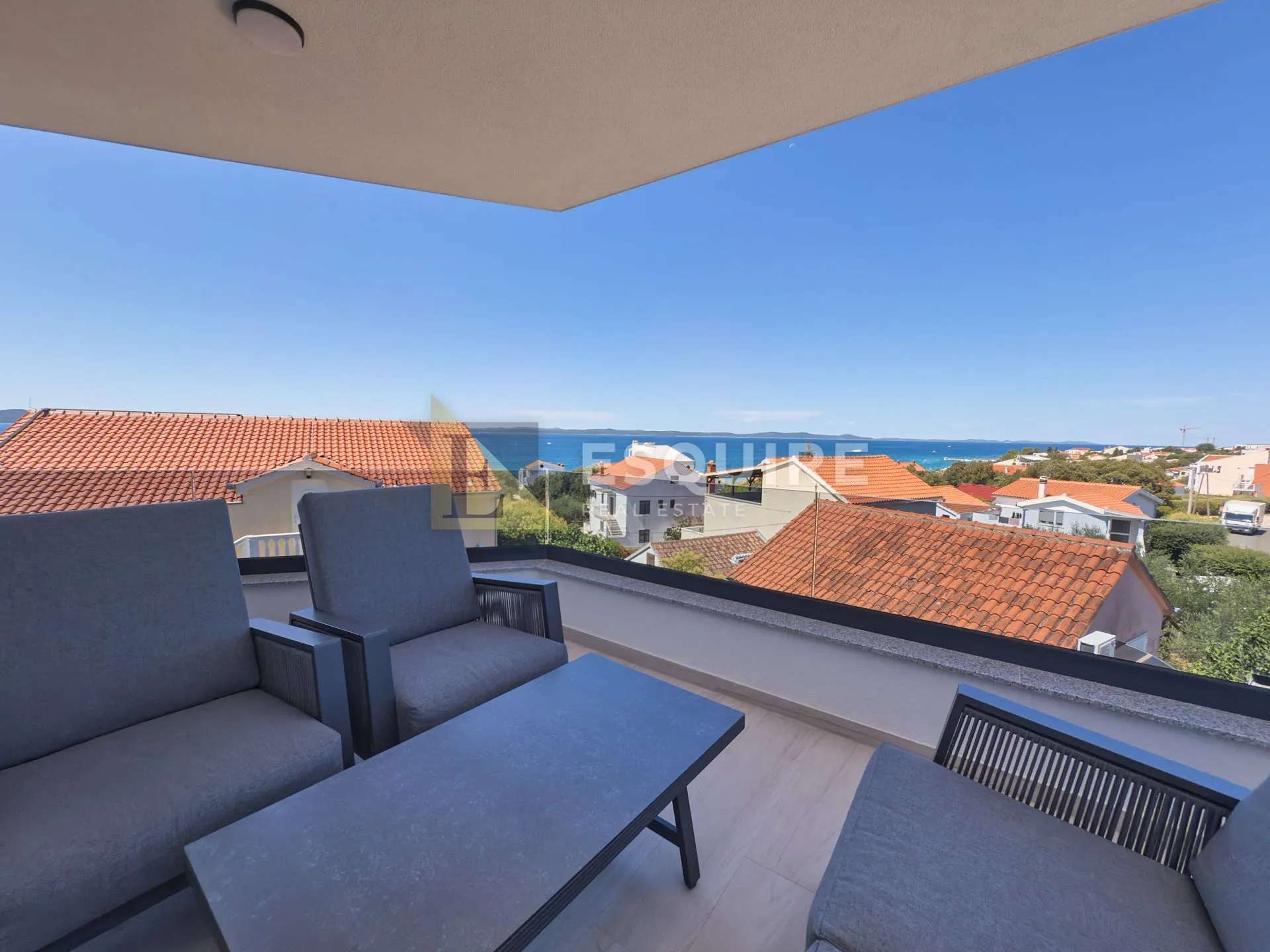 petrčane - punta skala luksuzni penthouse s krovnom terasom nadomak mora!! - slika 10