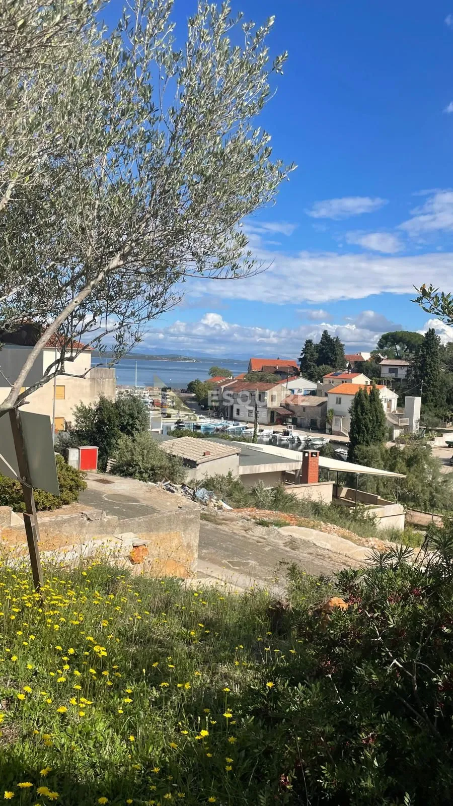 DUGI OTOK - ŽMAN Građevinsko zemljište s pogledom na more - Žman, Sali