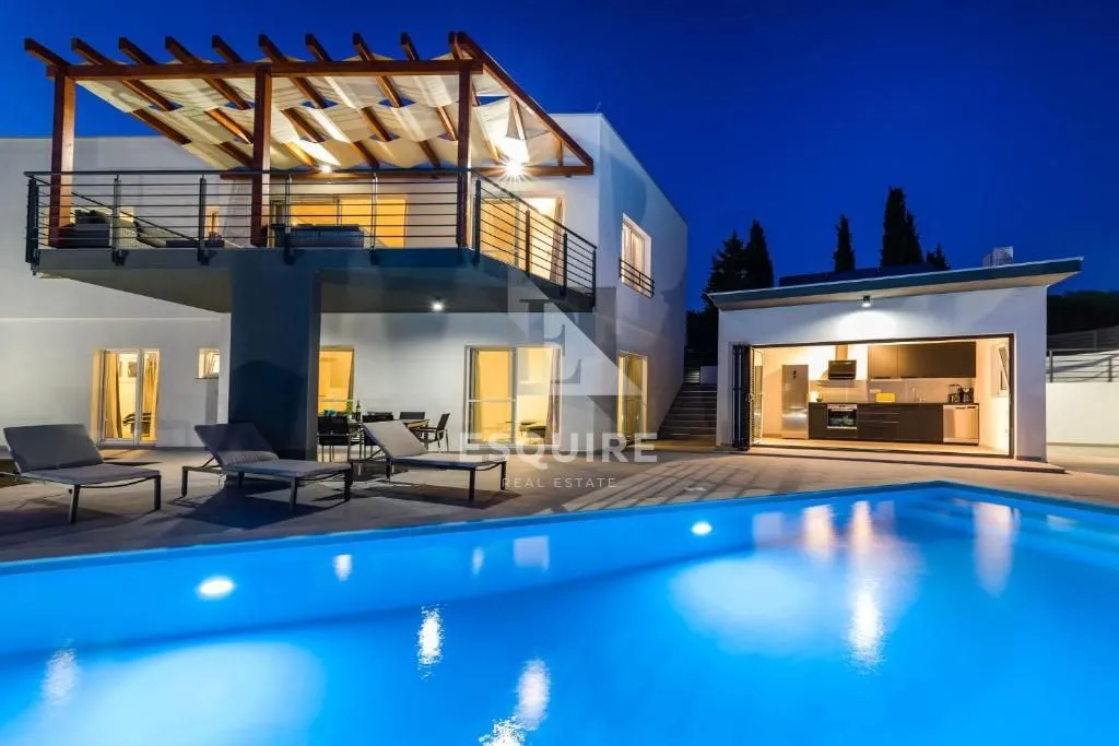 diklo - vila s bazenom i panoramskim pogledom na more i otoke - 200m2 - slika 18