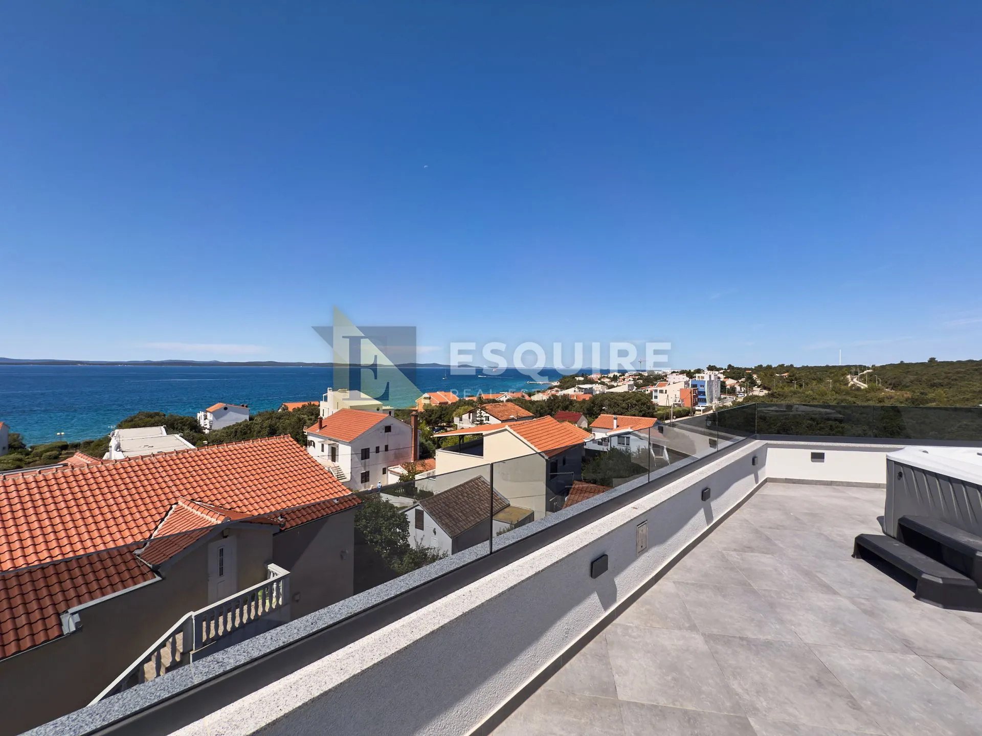 petrčane - punta skala luksuzni penthouse s krovnom terasom nadomak mora!! - slika 28