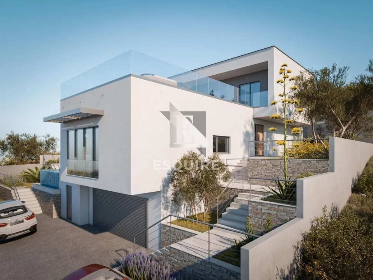split- klis moderna villa sa bazenom i panoramskim pogledom - slika 2