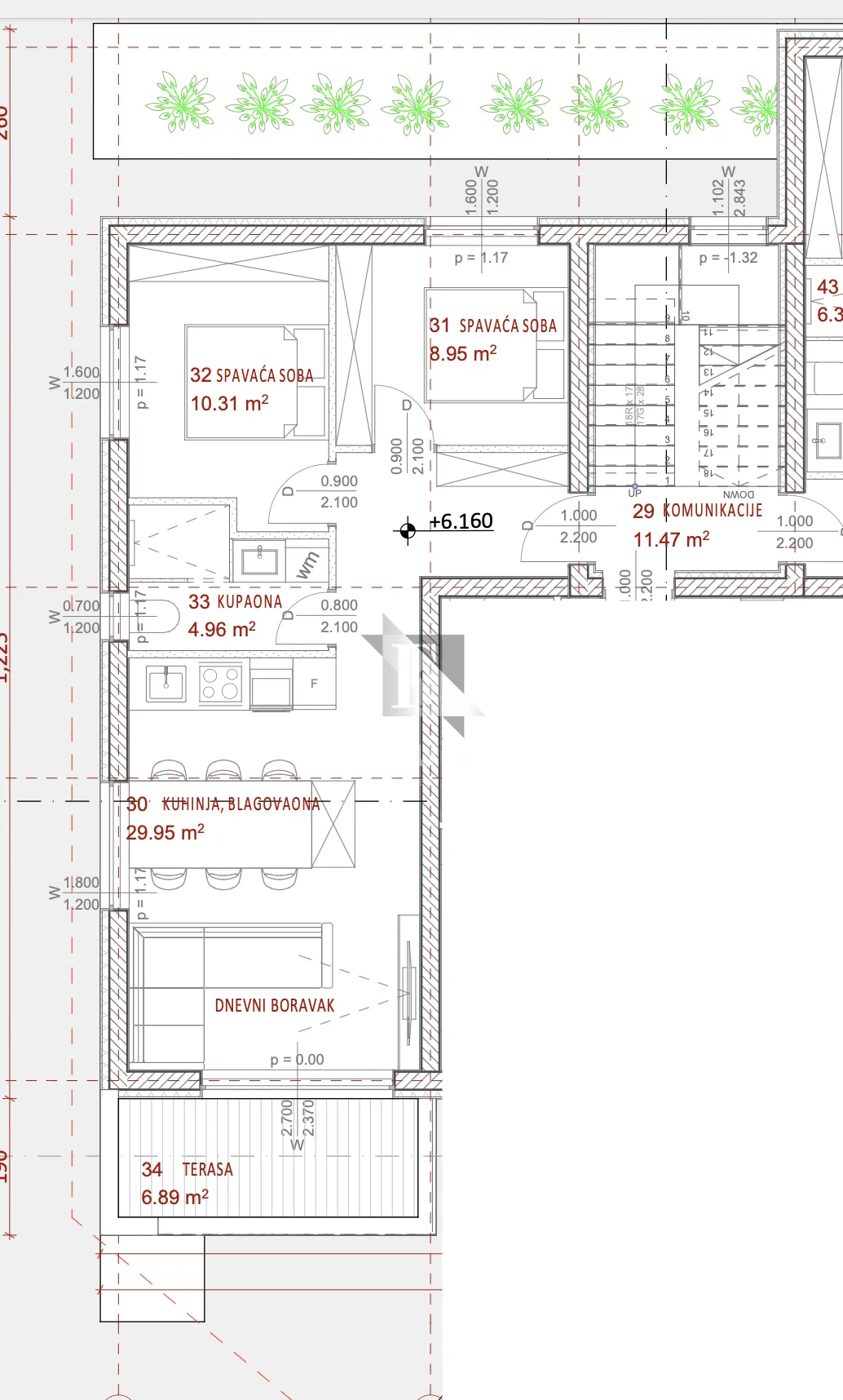 bibinje – moderan dvosoban stan s6 u stambeno poslovnom objektu - 62m2 - slika 13