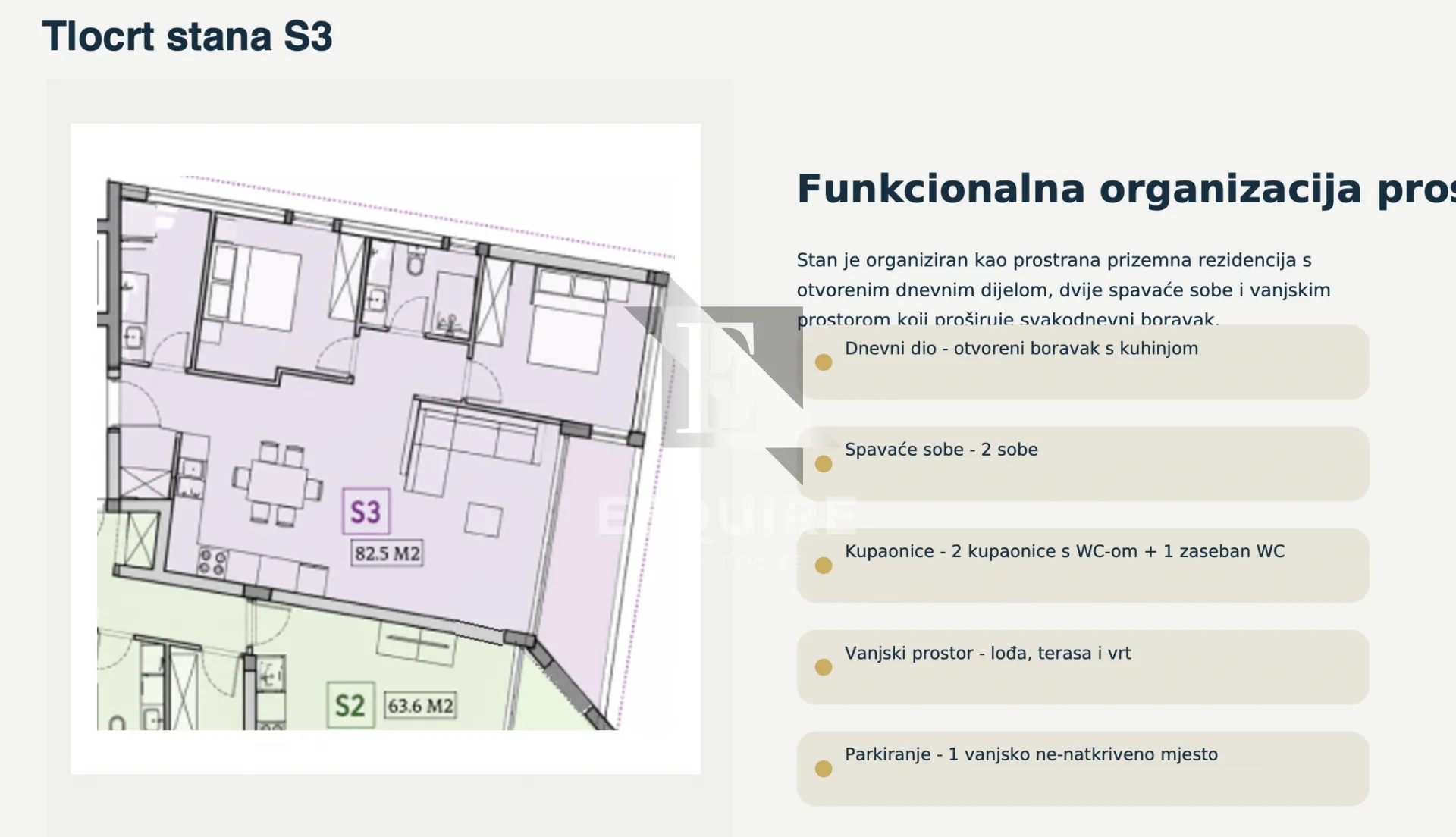 privlaka - lux novogradnja 1. red do mora - dvosoban stan s3 s vrtom - 82m2 - slika 6