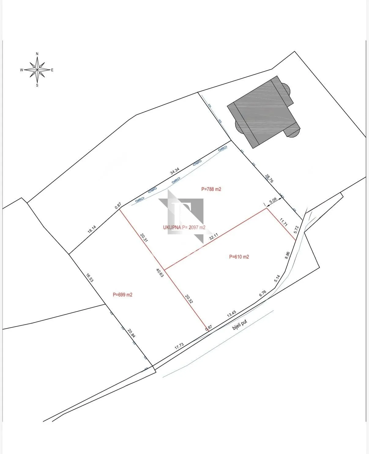 bibinje - građevinsko zemljište od 1398 m2 s pogledom na more !! - slika 6