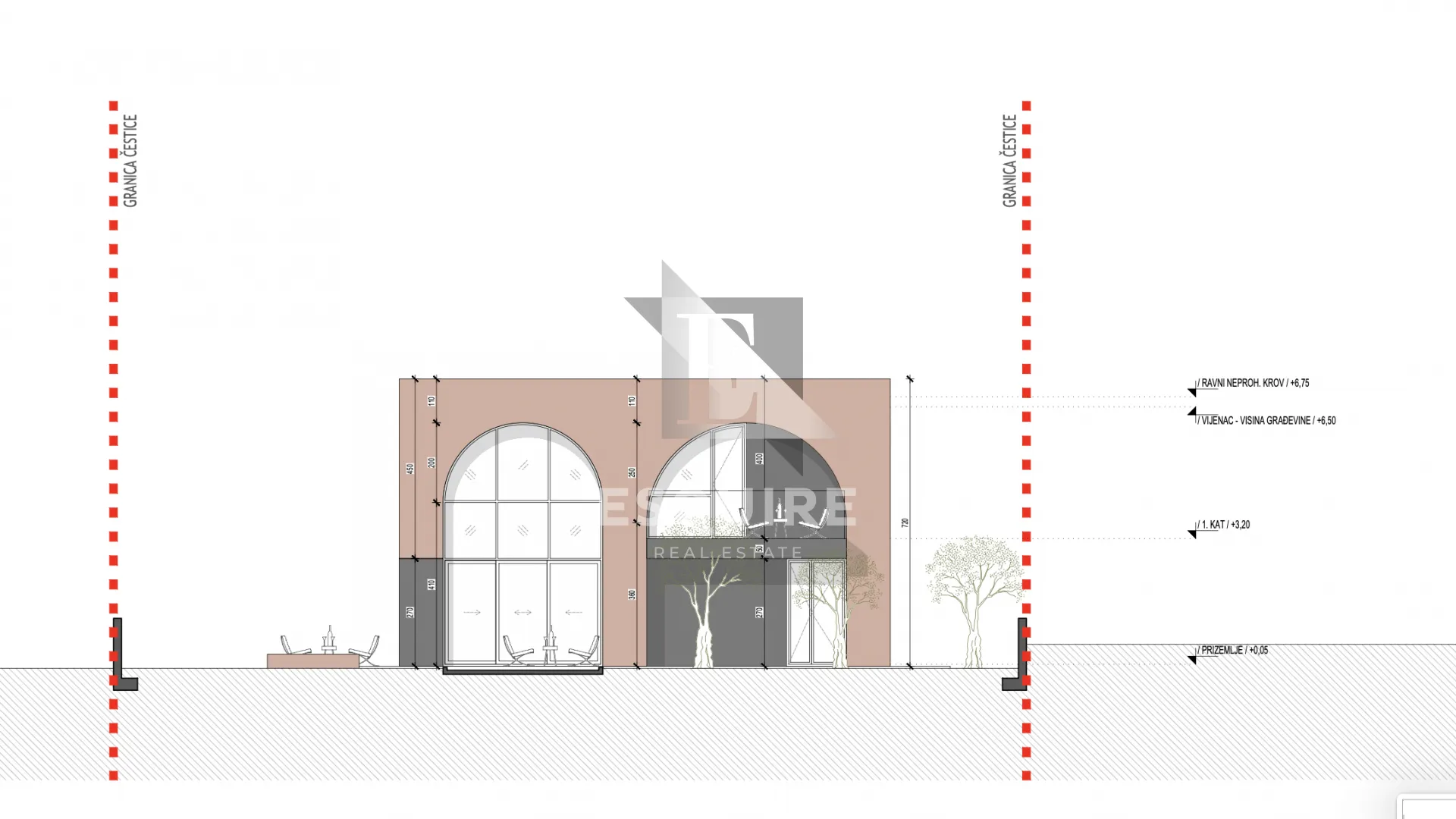crno - građevinski teren s gotovim projektom obiteljske kuće - 750m2 - slika 14