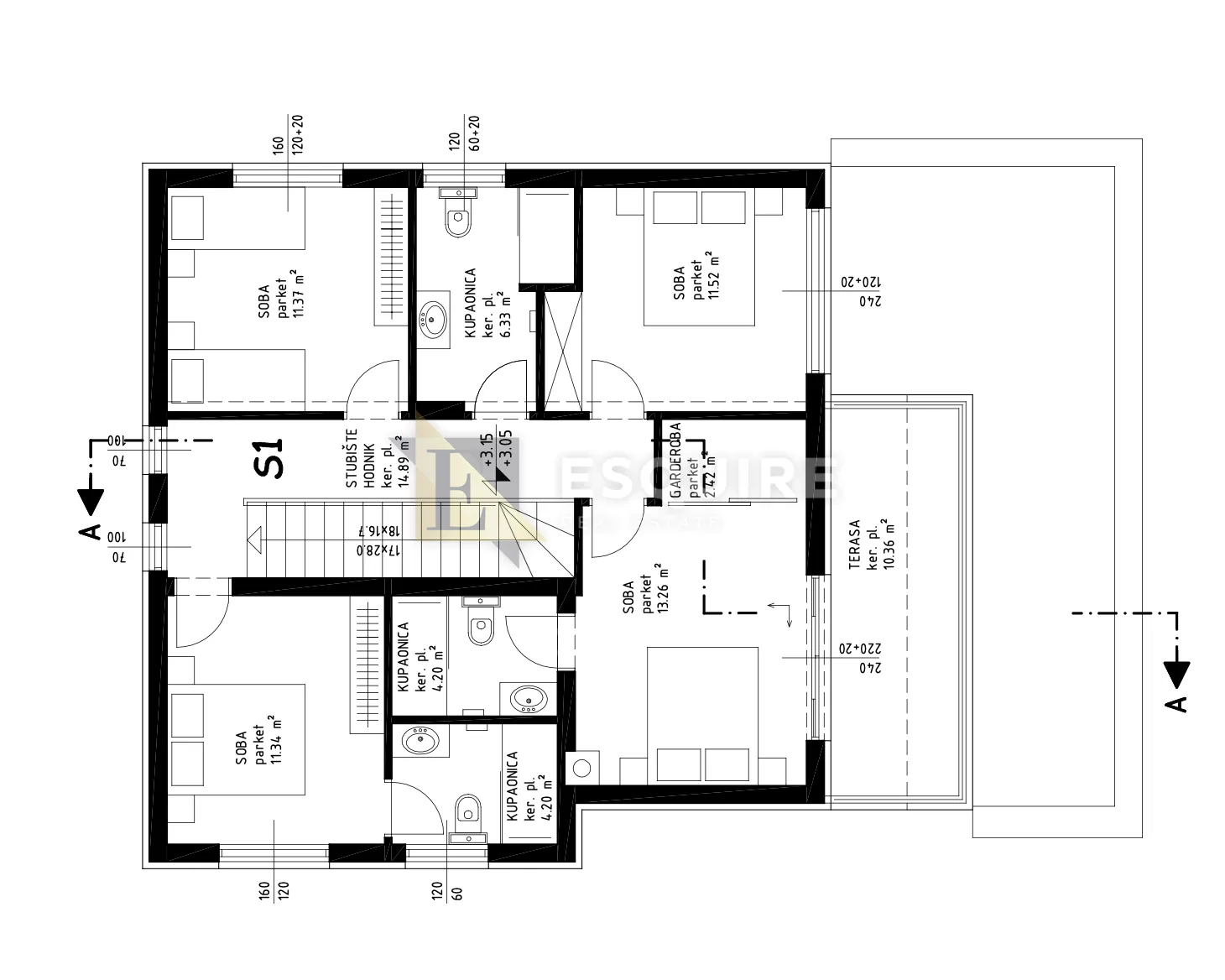 rovanjska - vila katnica s bazenom i velikim vrtom u blizini mora - 270m2 - slika 59