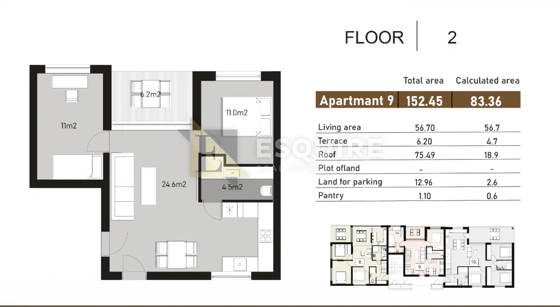 nin - dvosoban penthouse s8 u luksuznoj novogradnji 1. kat - 85m2 - slika 21