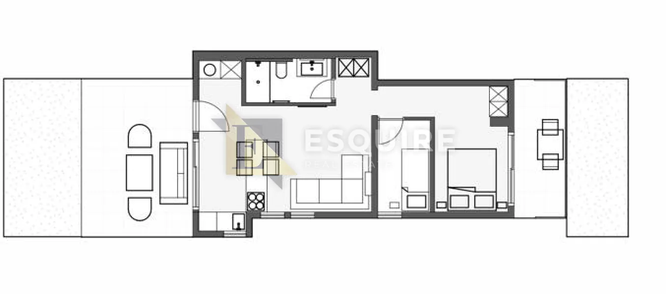 zadar - diklo - dvosoban stan s velikim vrtom 100m od mora - 85m2 - slika 13