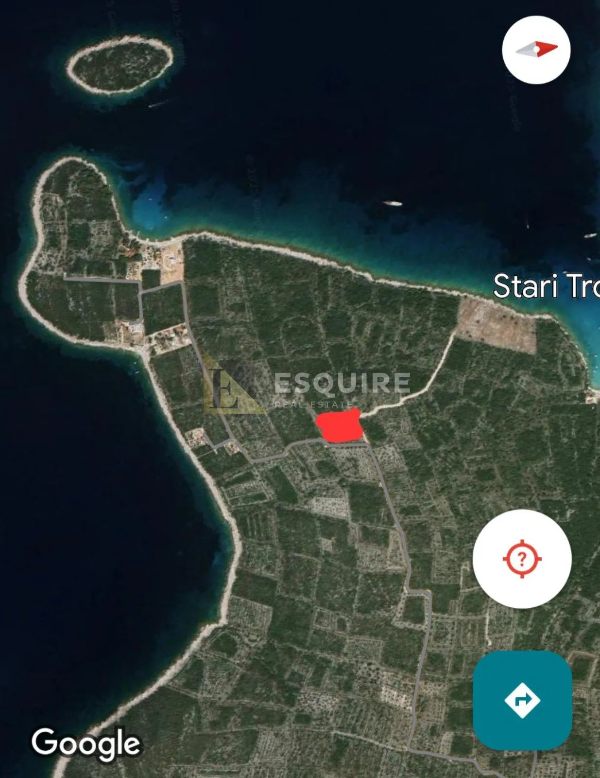 VINIŠĆE - T2 ZONA - Građevinsko zemljište - 7.900m2 - Vinišće, Marina