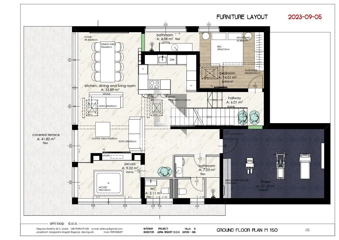 zaton - luksuzna četverosobna vila 1. red do mora - 260m2 - slika 8