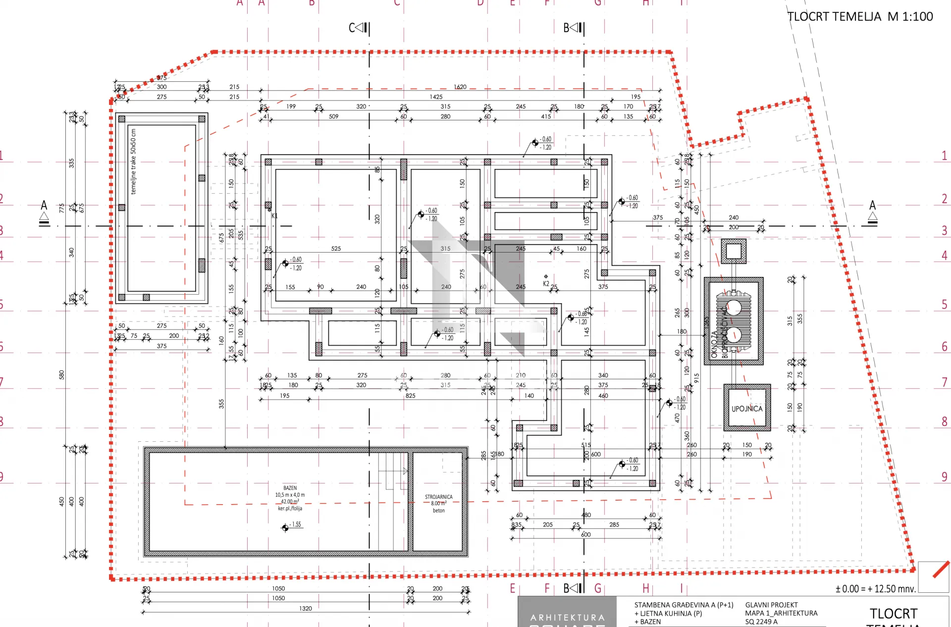 zaton - nin, građevinsko zemljište od 624 m2 sa gotovim projektom i dozvolom za vilu s bazenom!! - slika 4