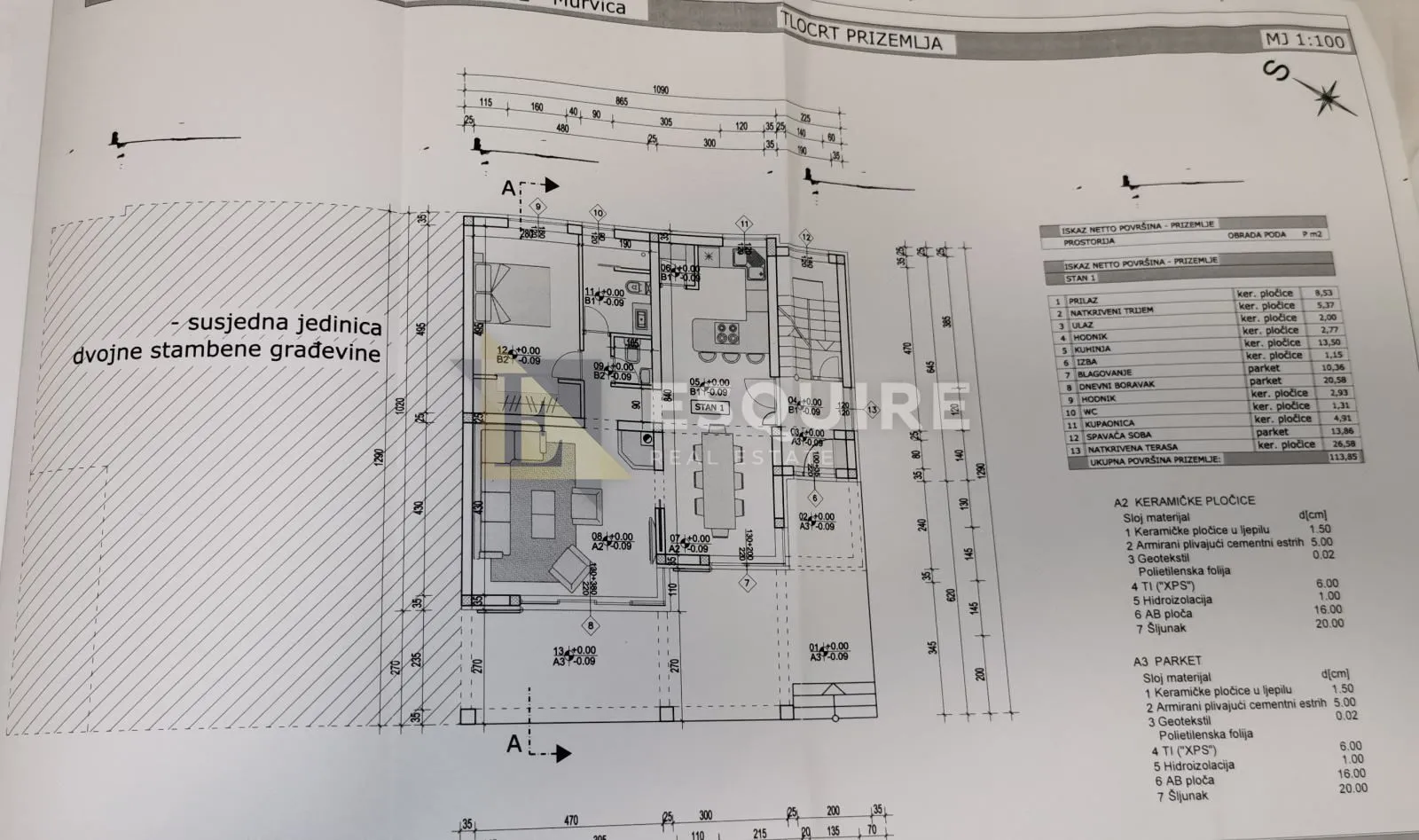 murvica - dvojna kuća, 5 soba, garaža - 241m2 - slika 39