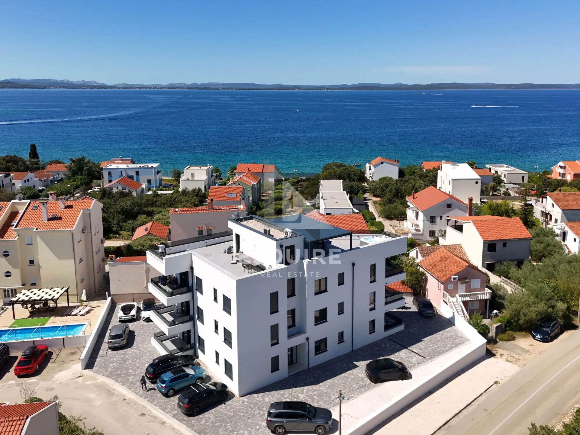 petrčane - punta skala luksuzni penthouse s krovnom terasom nadomak mora!! - slika 17