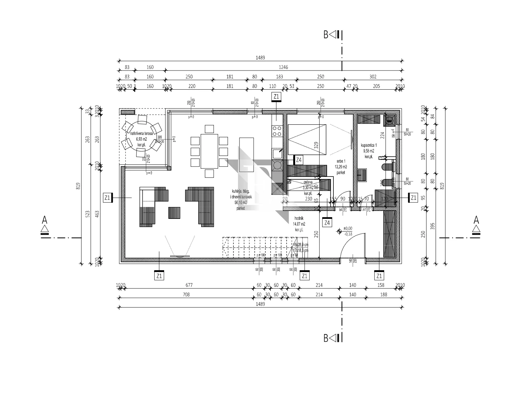 privlaka / sabunike – luksuzna vila od 216 m2 s krovnim bazenom i pogledom na more! - slika 9