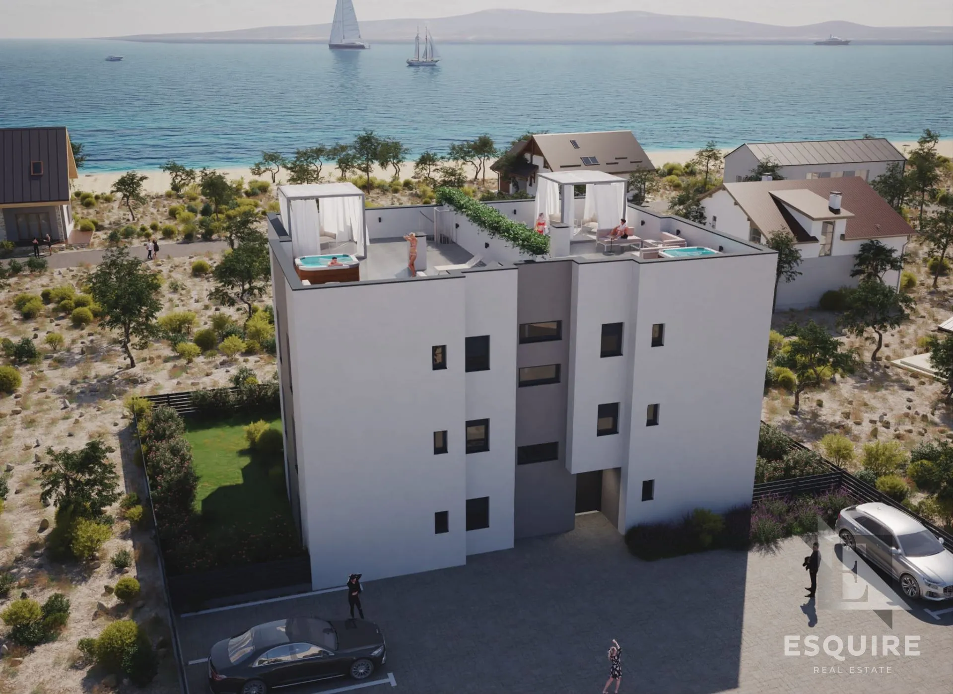 sukošan - mala makarska - trosoban penthouse 100m od mora - 127m2 - slika 5