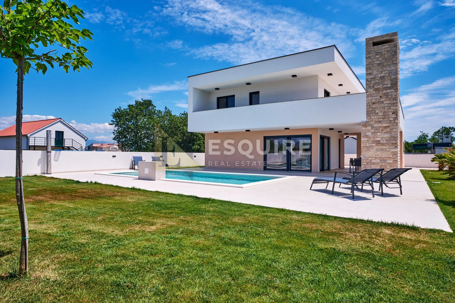 nin - žerava - moderna trosobna vila s bazenom - 188m2 - slika 10