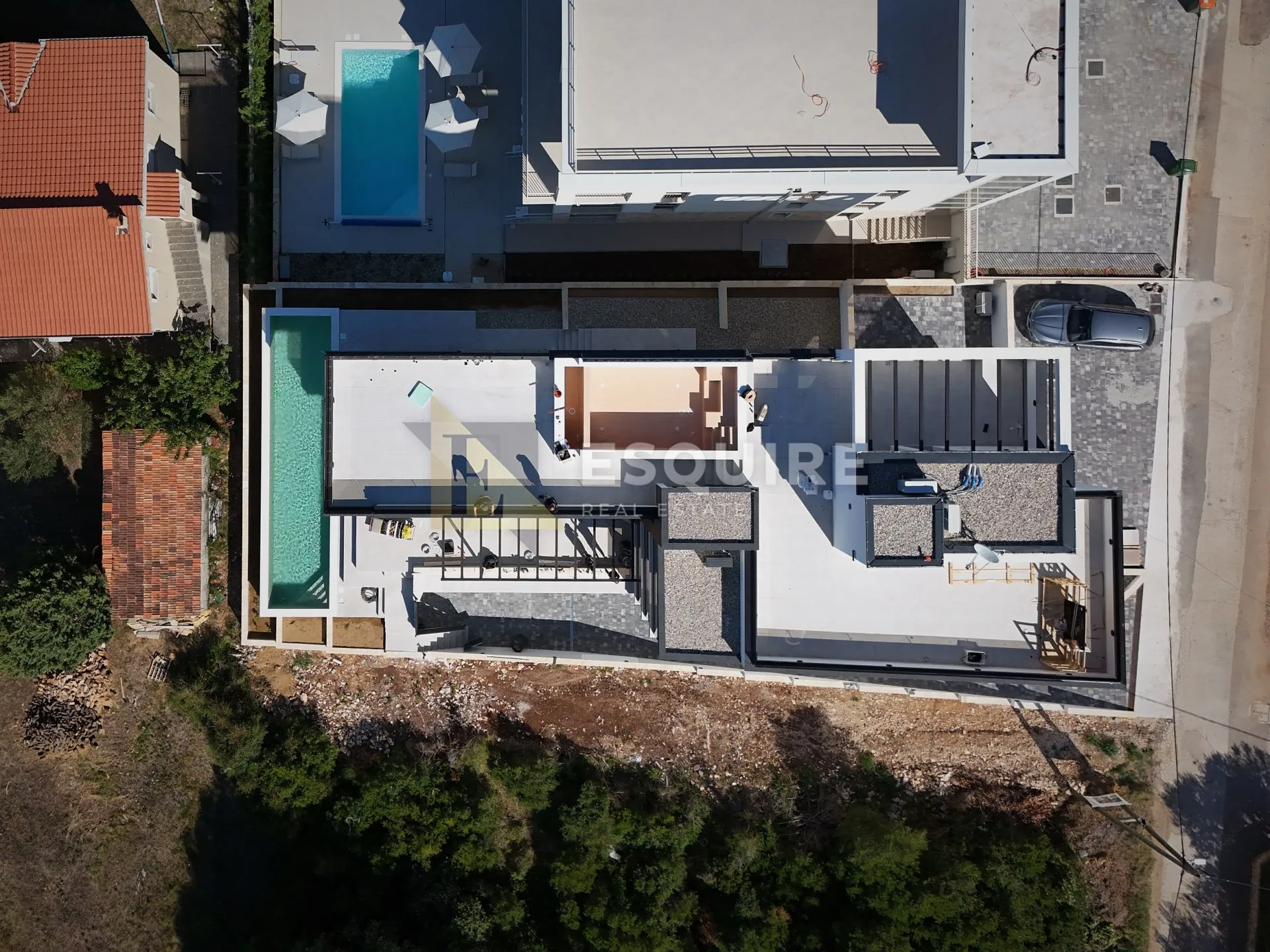 ZADAR - KOŽINO Luksuzan četverosoban penthouse S4 s grijanim bazenom na krovnoj terasi, 100m od mora - 265m2 - Kožino, Zadar