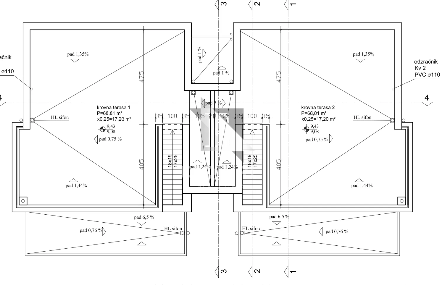 sukošan - dvosoban penthouse s6, izlaz iz stana na krovnu terasu - 92m2! - slika 22