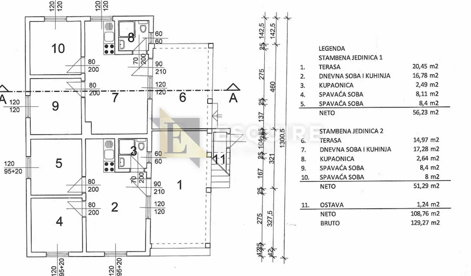 vir - apartmanska kuća sa 4 stambene jedinice - 243m2 - slika 27