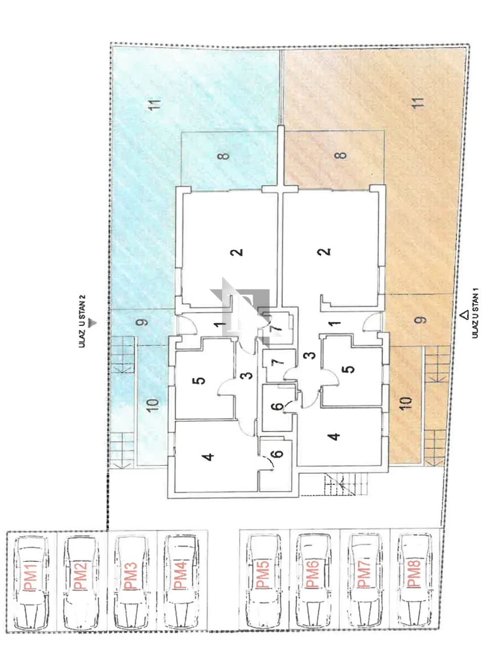 kožino - dvosoban apartman s1 s vrtom, potpuno opremljeno i namješteno - 84m2 - slika 29