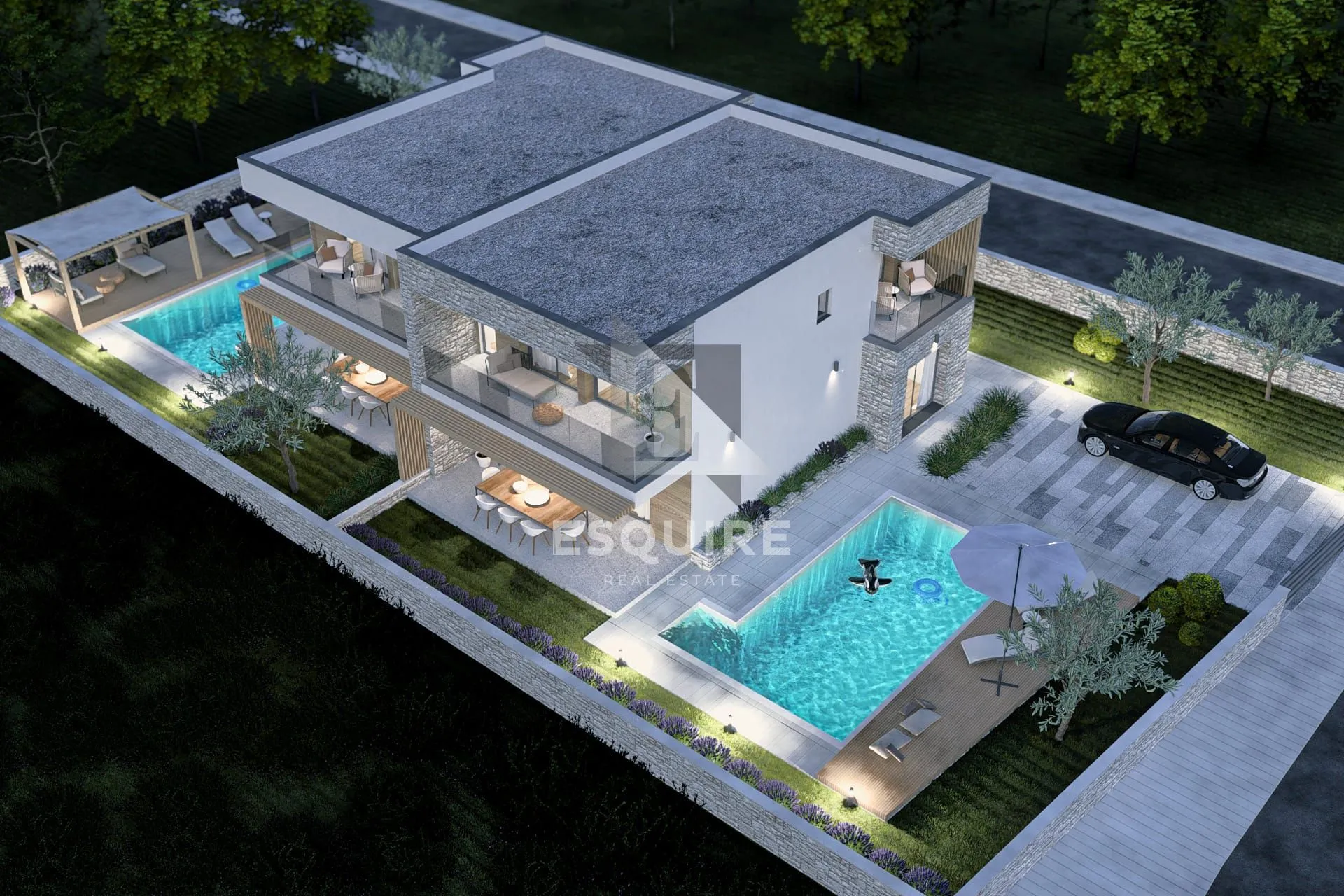 vrsi-vrsi mulo, građevinsko zemljište u (865 m²) sa projektom i građevinskom dozvolom!!!! - slika 1