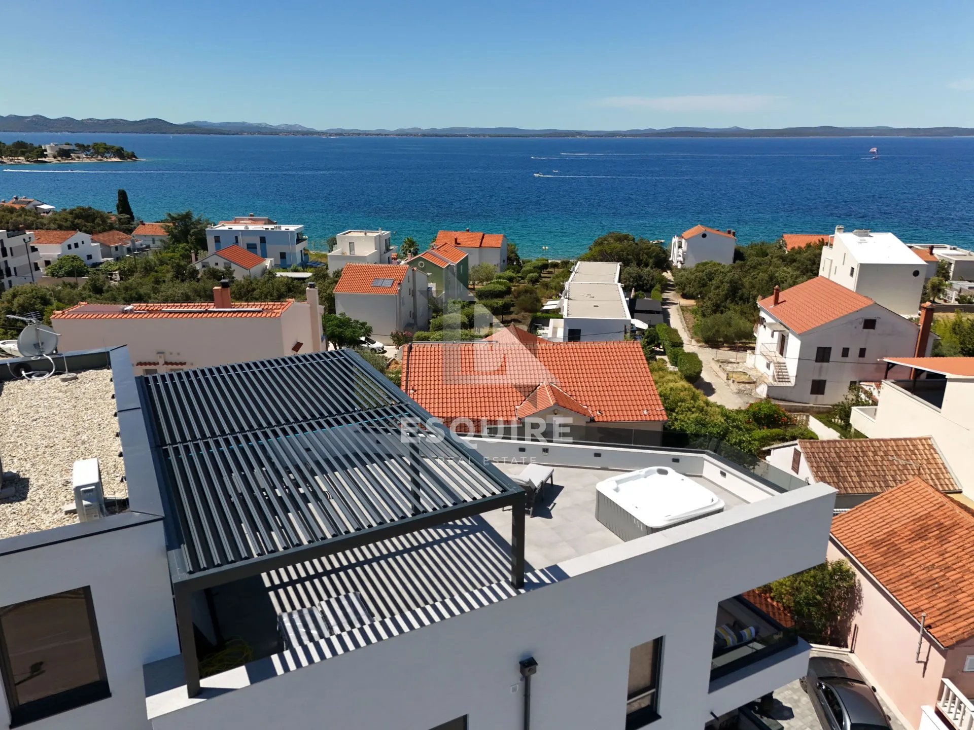 petrčane - punta skala luksuzni penthouse s krovnom terasom nadomak mora!! - slika 24