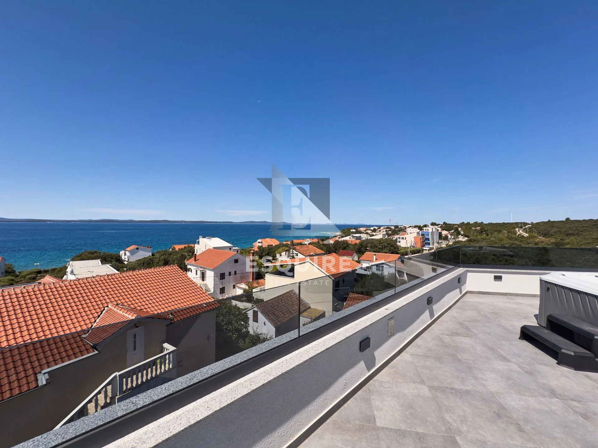 petrčane - punta skala luksuzni penthouse s krovnom terasom nadomak mora!! - slika 28