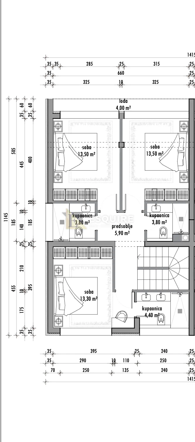 privlaka – moderna duplex vila s bazenom i panoramskim pogledom na more!! - slika 15