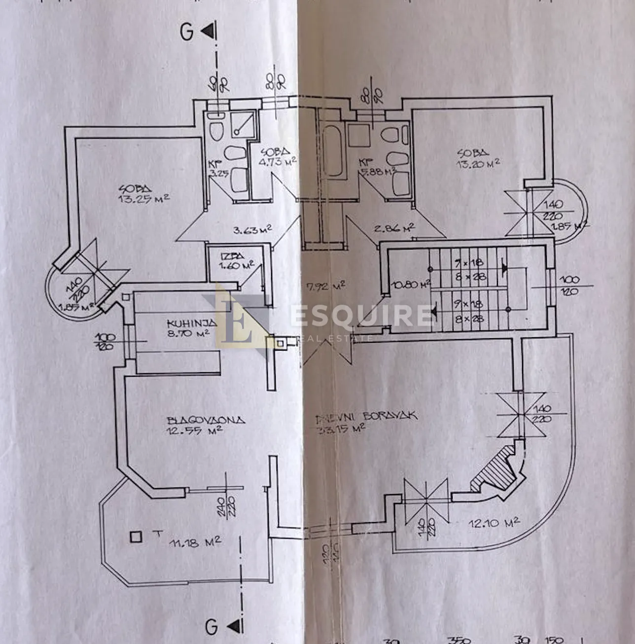 zaton - luksuzna vila s bazenom, 8 spavaćih soba - 385m2 - slika 44