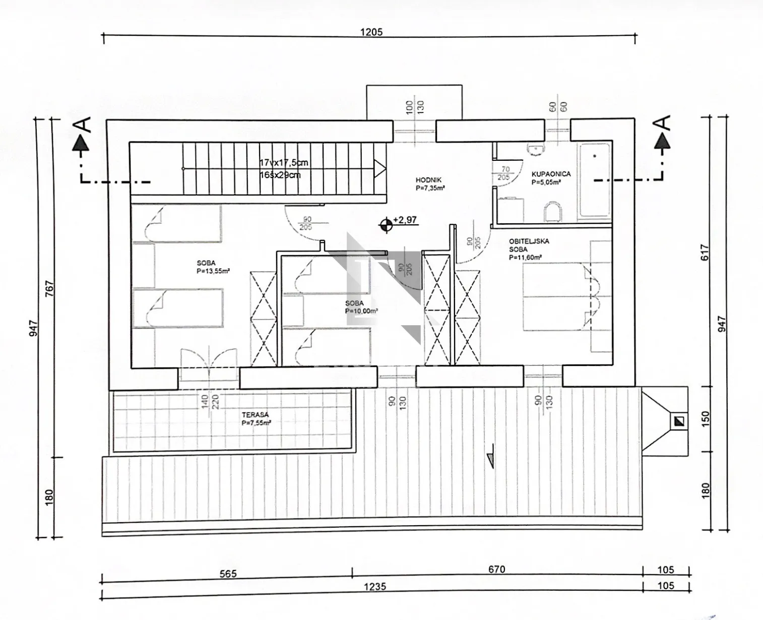 radovin - četverosobna vila katnica s bazenom - 170m2 - slika 24